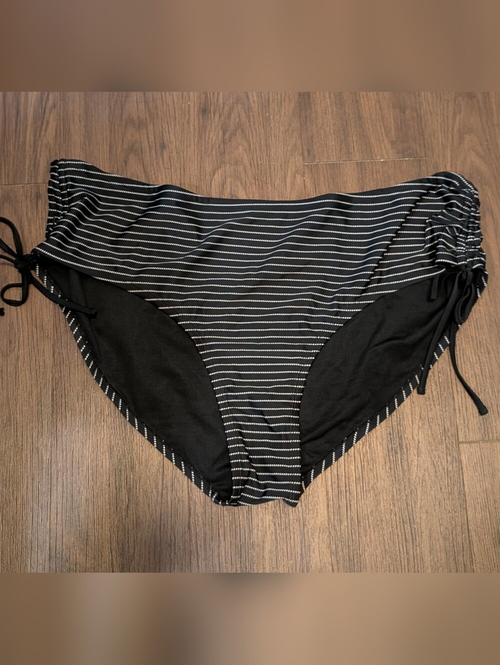 Black & White Plus Time & Tru Swim Bottoms